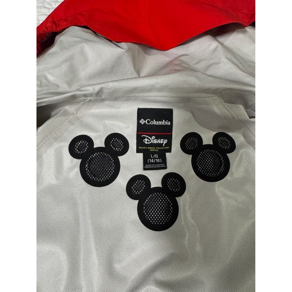 Disney Columbia Limited Series Mickey Mouse Raincoat Kids L 14/16 - Picture 11 of 11